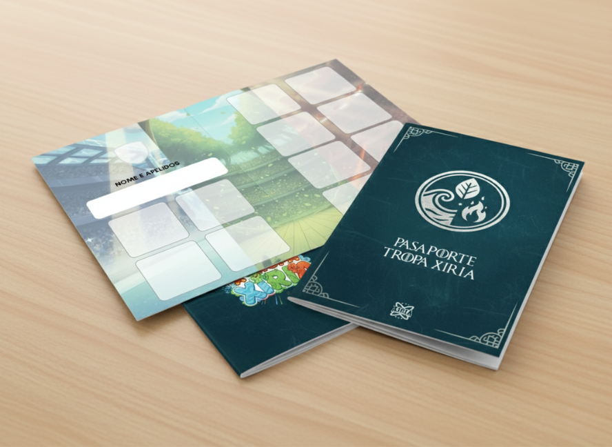 Pasaporte da Tropa Xiria - Vista previa